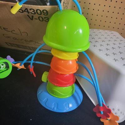 TODDLERS STOOL AND TOYS