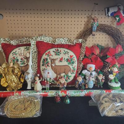 CHRISTMAS THROW PILLOWS AND OTHER DECORATIONS