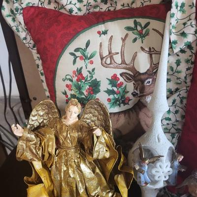 CHRISTMAS THROW PILLOWS AND OTHER DECORATIONS