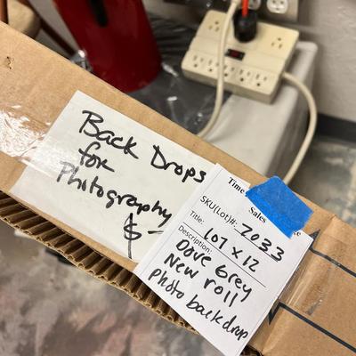 Full new roll Savage Dove Gray Photo video wedding backdrop paper