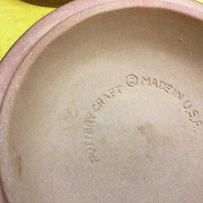 Matching Pottery Canister Set