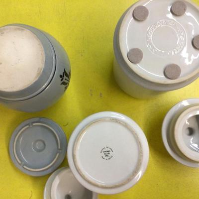 Pottery Canister Lot