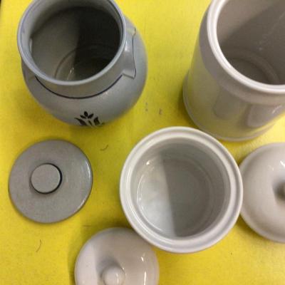 Pottery Canister Lot