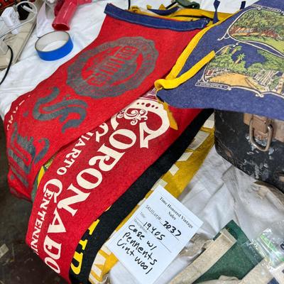 1940s case and pennants