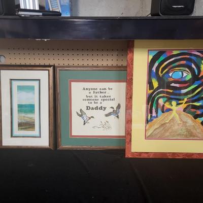 3 FRAMED PICTURES