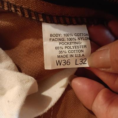 MEN'S REDHEAD CARHARTT LIKE PANTS AND HUNTING VEST BY WEATHER RITE