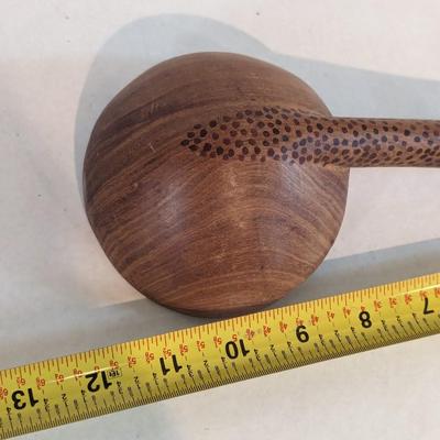 Leopard Wooden Salad Spoon Hand Carved