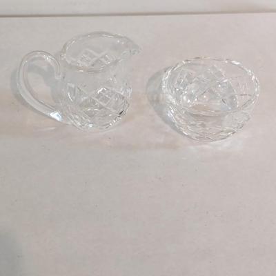 Waterford Creamer & Sugar