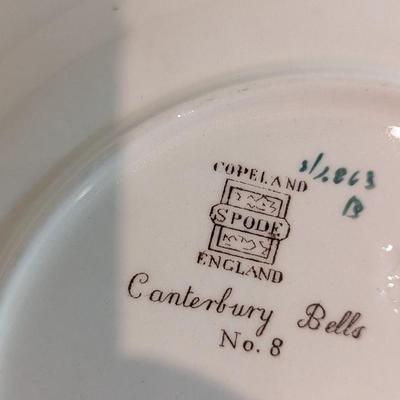 Copeland Spode England Botanical Plates