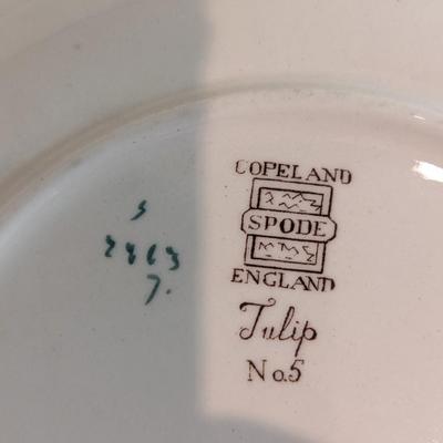 Copeland Spode England Botanical Plates