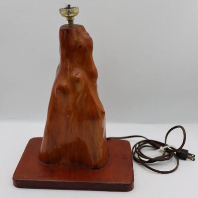 Vintage Cypress Knee Table Lamp (See Description)
