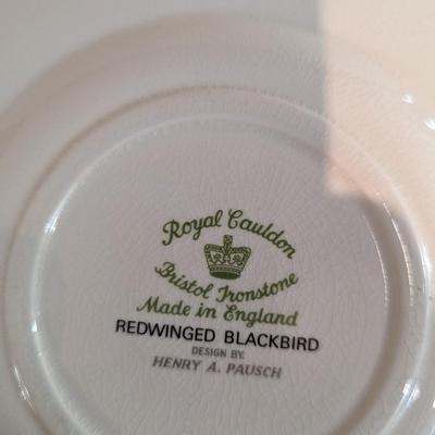 Royal Cauldon Bristol Ironstone Bird Plates Henry A Pausch