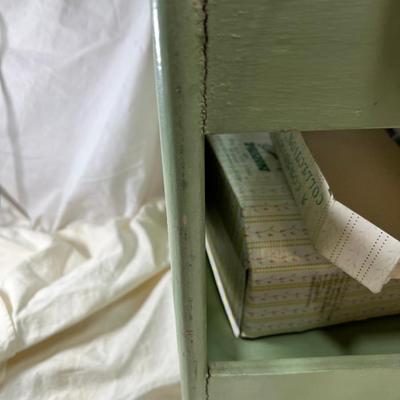 Dolls and doll cradle and bunkbed with ladder