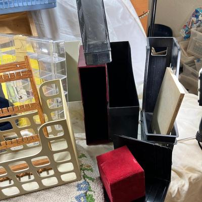 Organizers, Bookends, boxes and bins