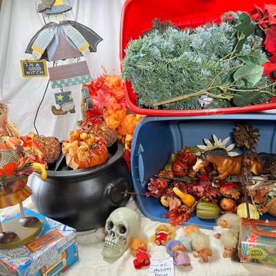 Trolls and Troll house Holiday decor