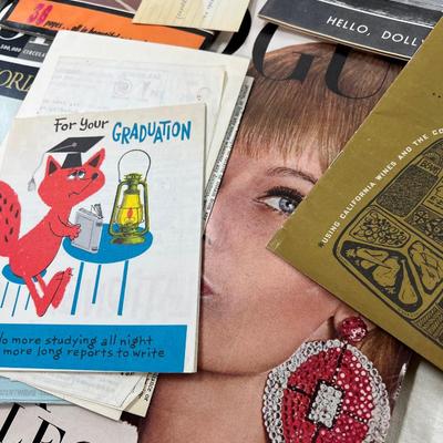 Epemera, magazines, paper