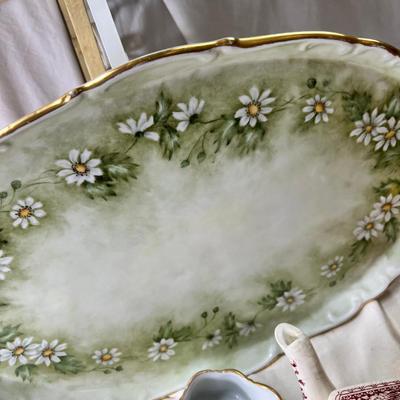 Hand Painted China, MCM racks and collectibles
