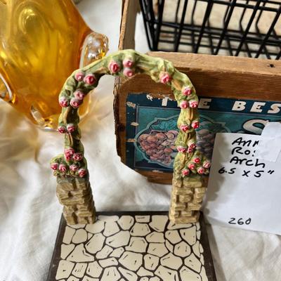Hand Painted China, MCM racks and collectibles