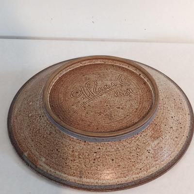 Decorative Signed Pottery Bowl
