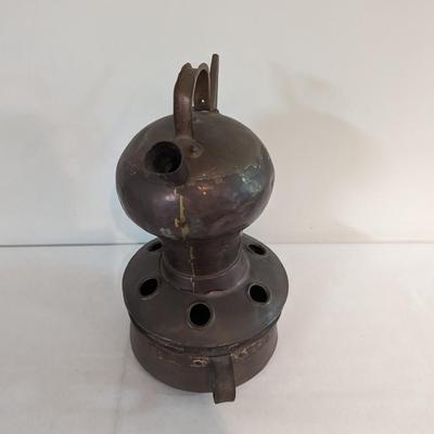 Vintage Copper Coffee Pot with Warmer