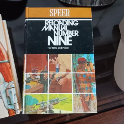 BOOKS ON RELOADING, BALL CAPS, KNIT HAT AND MESS KIT