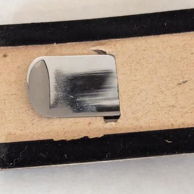 Engraved "WS" Money Clip Folding Cutlery/Nail File