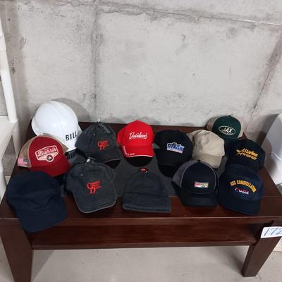 A SELECTION OF BALL CAPS, MANY ARE NEW