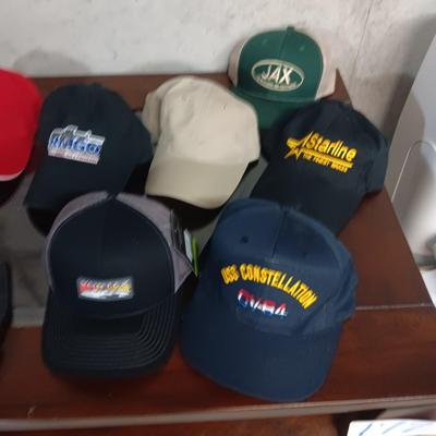 A SELECTION OF BALL CAPS, MANY ARE NEW