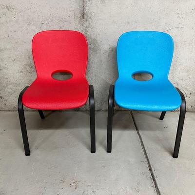 2 CHILD'S HEAVY DUTY CHAIRS