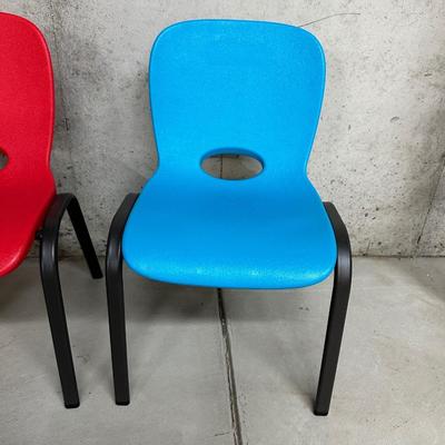 2 CHILD'S HEAVY DUTY CHAIRS