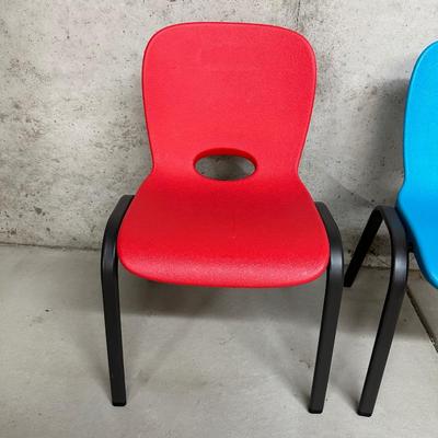2 CHILD'S HEAVY DUTY CHAIRS