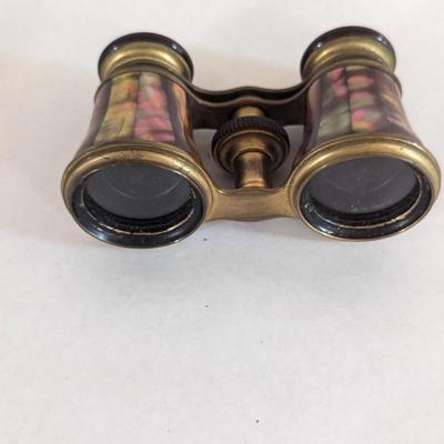 Antique Opera Glasses/binoculars LEFILS PARIS Mother of Pearl And Brass