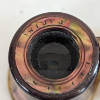 Antique Opera Glasses/binoculars LEFILS PARIS Mother of Pearl And Brass