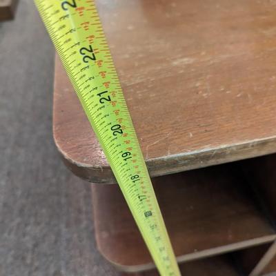 Vintage Wood Art Deco Stand