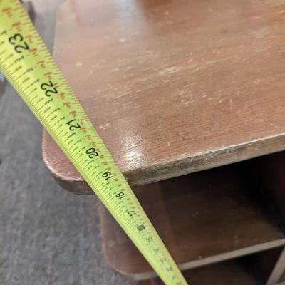 Vintage Wood Art Deco Stand
