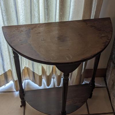 Half Wood Table
