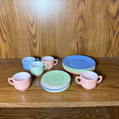 HAZEL ATLAS CHILD'S GLASS PLAY DISHES