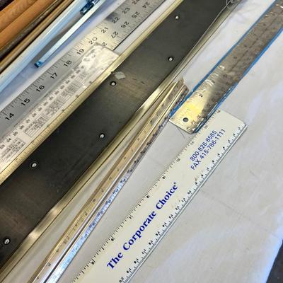 Table top of Yard Sticks and Squares