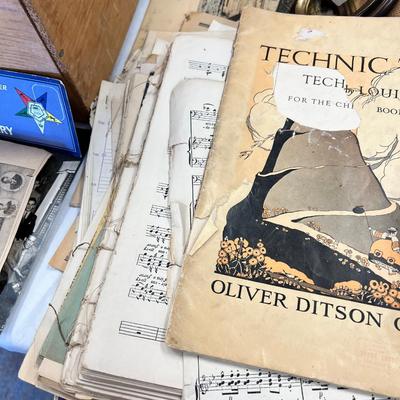 Massive antique paper lot Ephemera