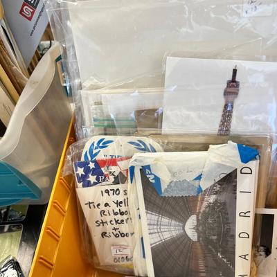 Massive antique paper lot Ephemera