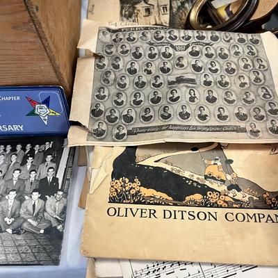 Massive antique paper lot Ephemera