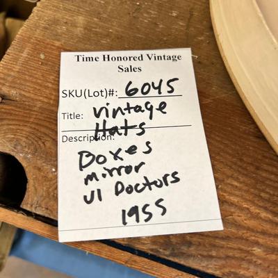 Wool Fedoras, Fur hat, Hat Boxes, 1955 medical framed photos