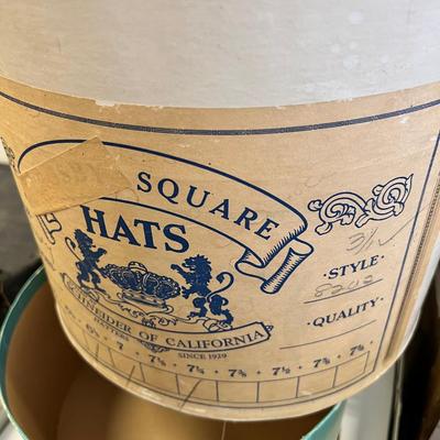 Wool Fedoras, Fur hat, Hat Boxes, 1955 medical framed photos