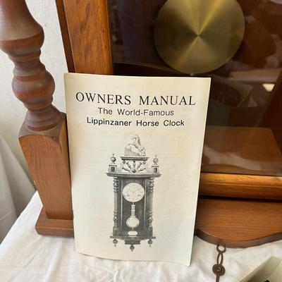 Large pendulum clock , scales,