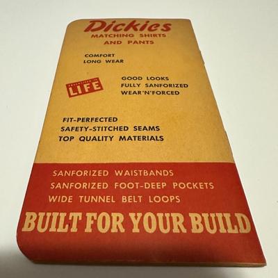1952 Dickies Handout