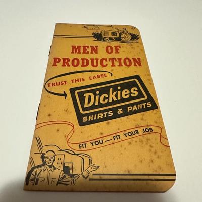 1952 Dickies Handout