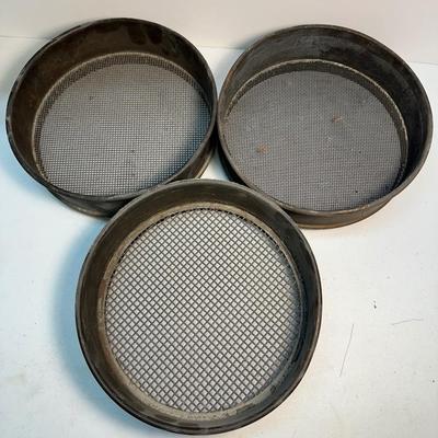 Antique Mining Sieves