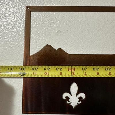 New Orleans Skyline Metal Wall Art