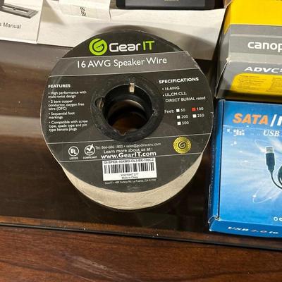 PHOTO SCANNER, NETWORK ADAPTER, SPEAKER WIRE & DIGITAL FILM & SLIDE CONVERTER