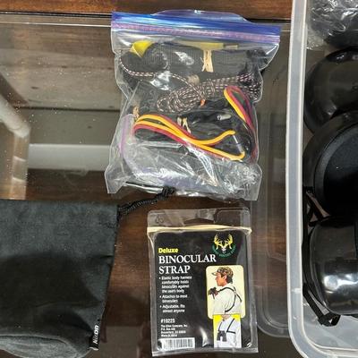 BINOCULAR STRAP, CAMERA LENS GUARDS & MORE